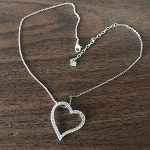 Swarovski crystal heart necklace